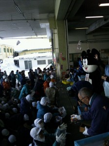 日本一の豆会社で豆まき!